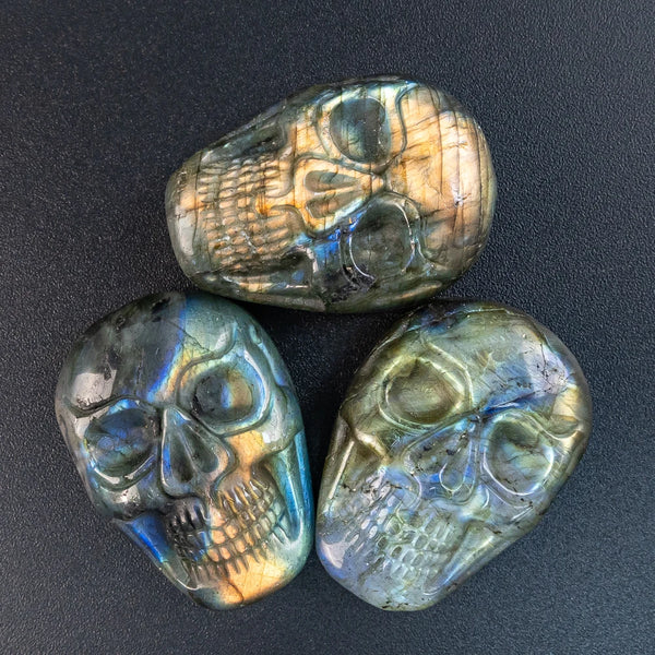 Blue Labradorite Skull-ToShay.org