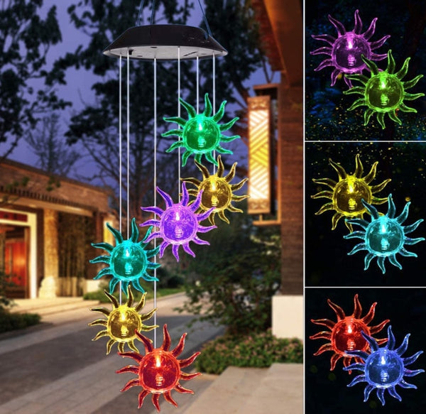 Wind Bells Chime Solar Lights-ToShay.org