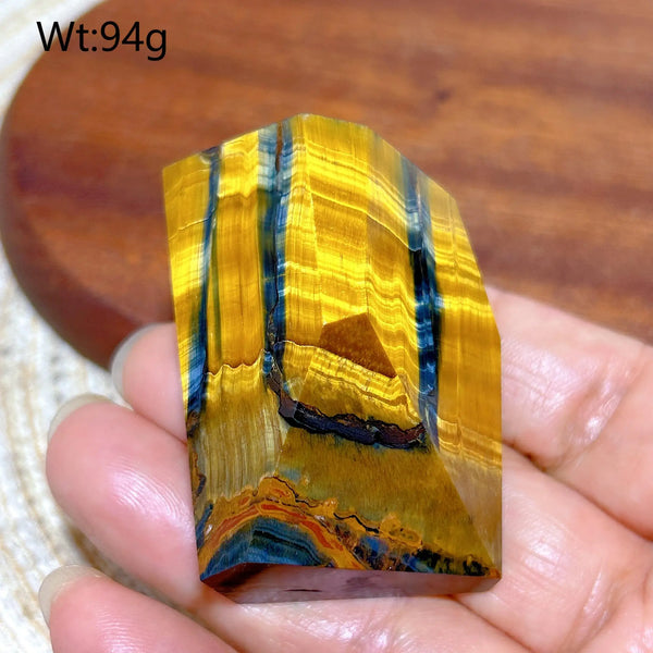 Blue Yellow Tiger Eye Stone-ToShay.org