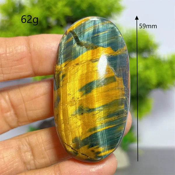 Blue Yellow Tiger Eye Stone-ToShay.org