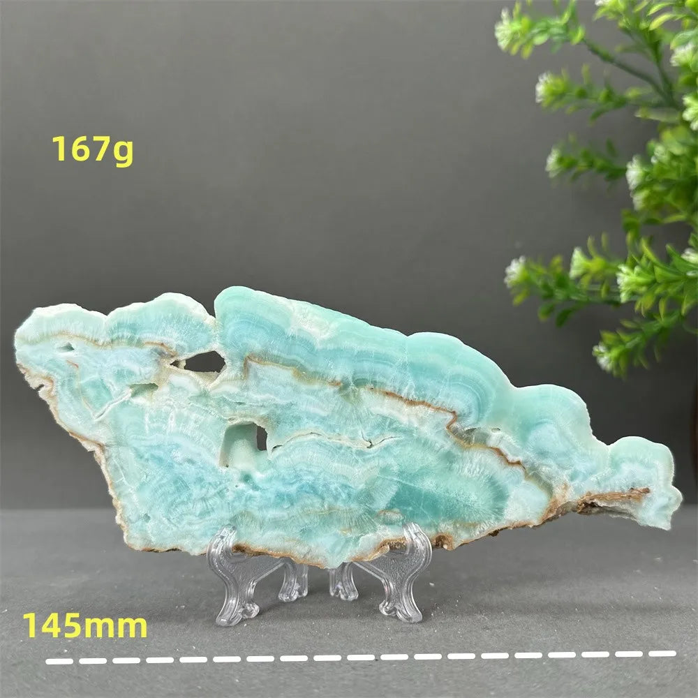 Blue Hemimorphite Mineral Quartz-ToShay.org
