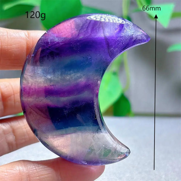 Rainbow Fluorite Moon-ToShay.org