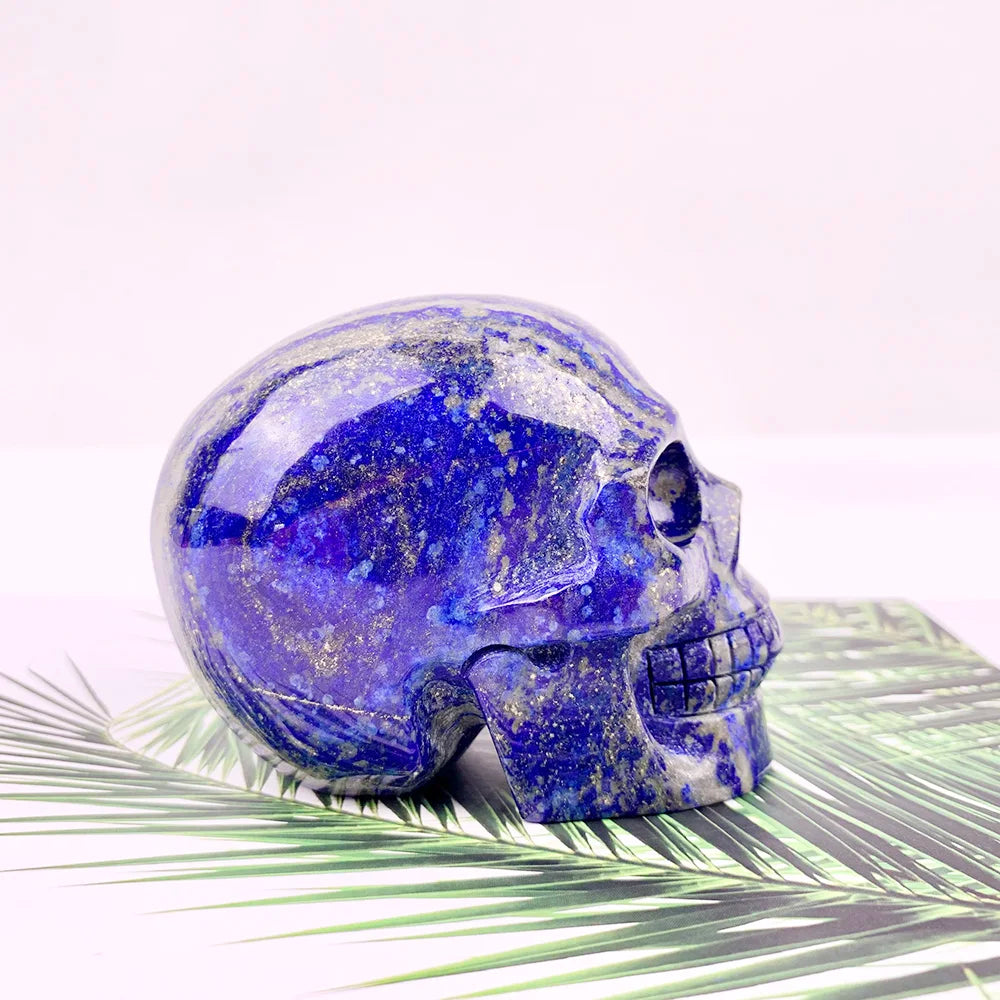 Blue Lapis Lazuli Skull-ToShay.org