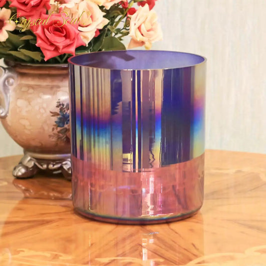 Purple Aurora Crystal Bowl-ToShay.org