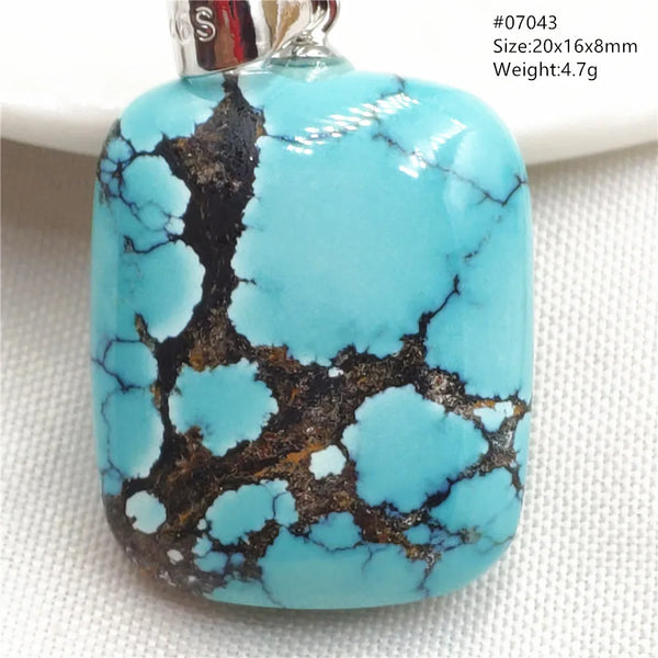 Blue Turquoise Pendant-ToShay.org