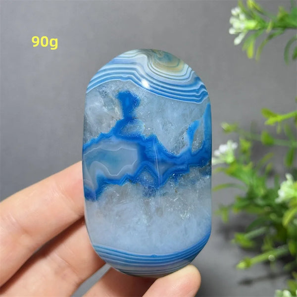 Blue Sapphire Striped Agate-ToShay.org