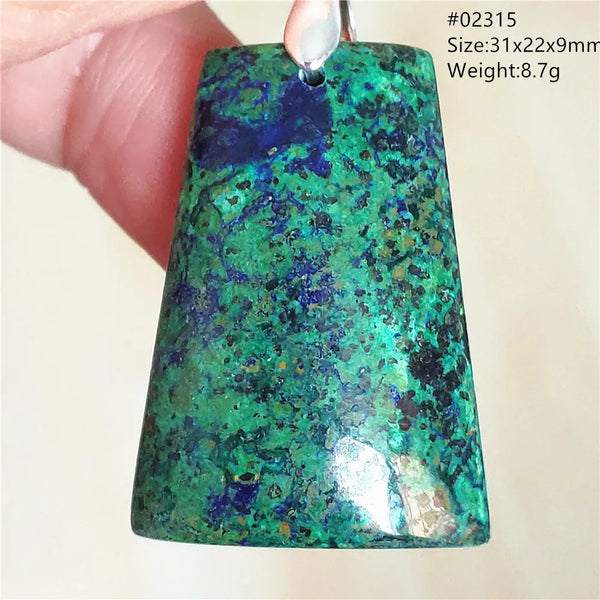 Blue Azulite Pendant-ToShay.org