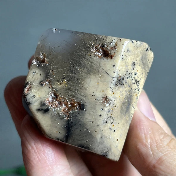 Black Rutilated Hair Raw Quartz-ToShay.org