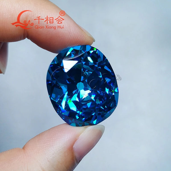 Blue Cubic Zirconia Diamond-ToShay.org