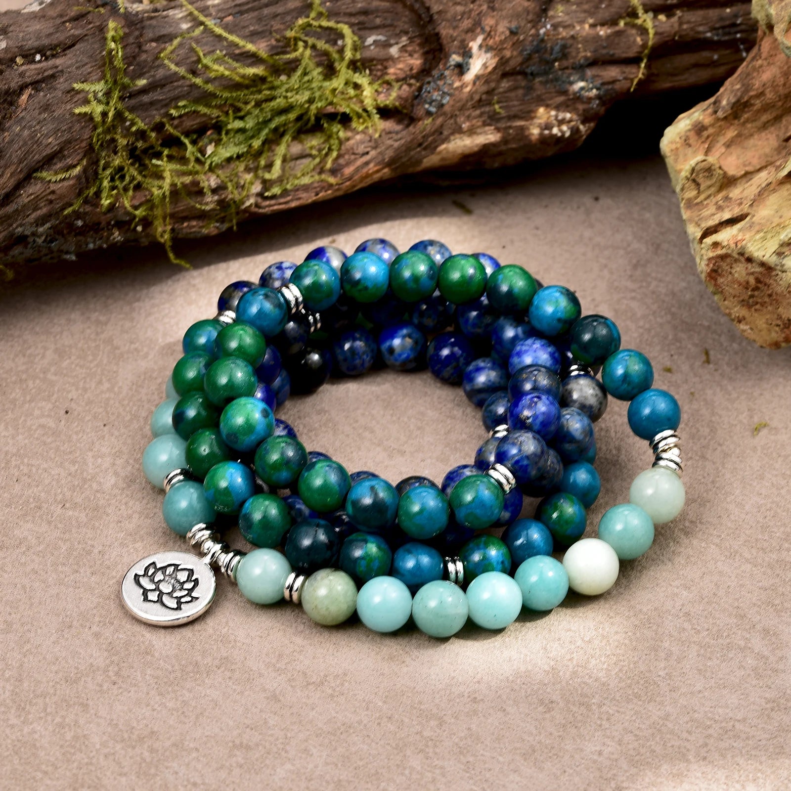 Mixed Crystal Mala Bracelets-ToShay.org