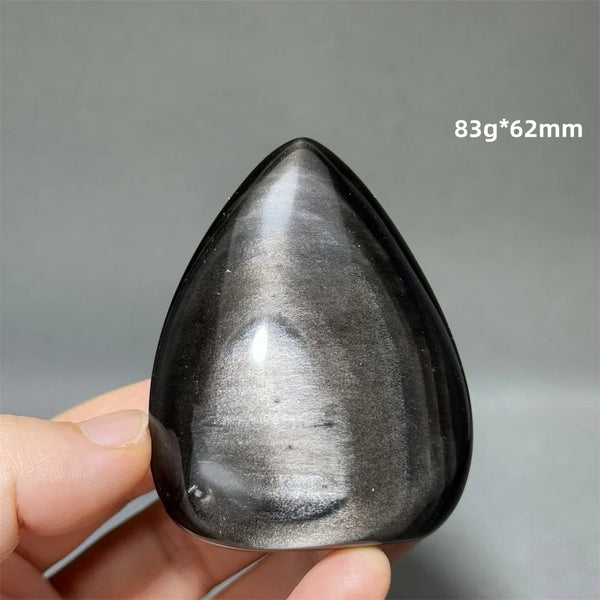 Silver Obsidian Torch-ToShay.org