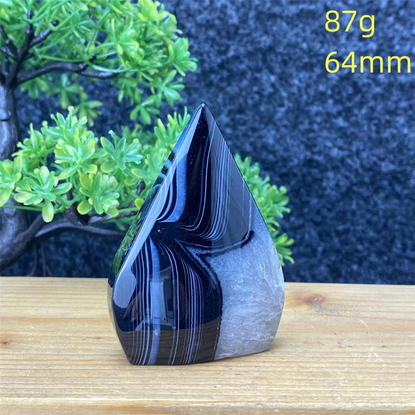 Black Silk Stripe Agate-ToShay.org