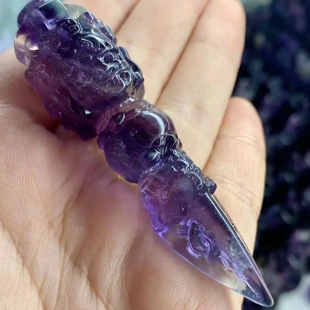 Rainbow Fluorite Sceptre-ToShay.org