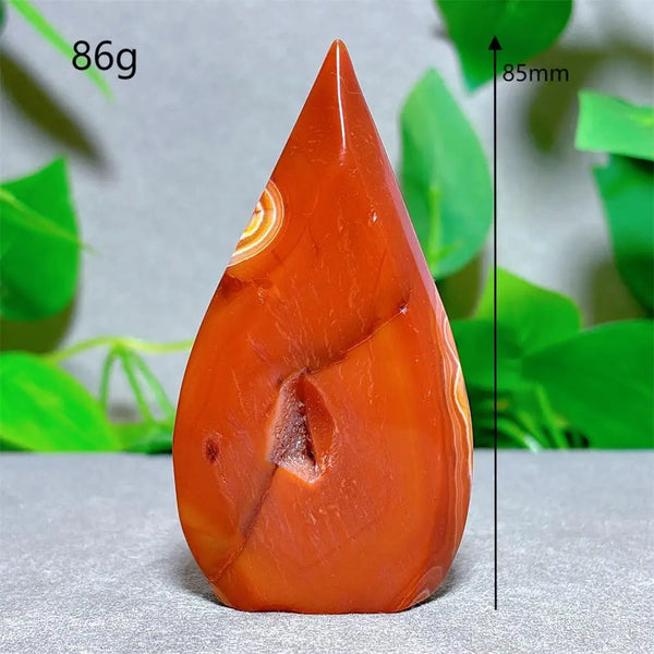 Orange Carnelian Quartz Flame-ToShay.org
