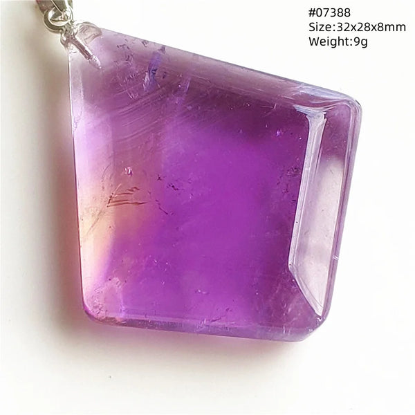 Purple Yellow Ametrine Pendant-ToShay.org