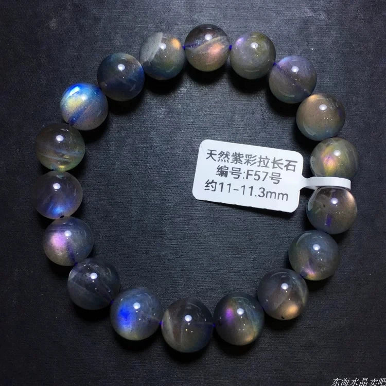 Purple Light Labradorite Bracelet-ToShay.org