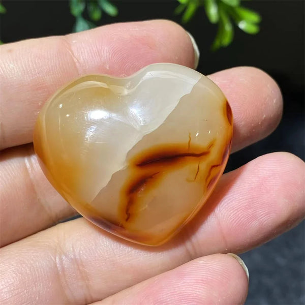 Orange Carnelian Heart-ToShay.org