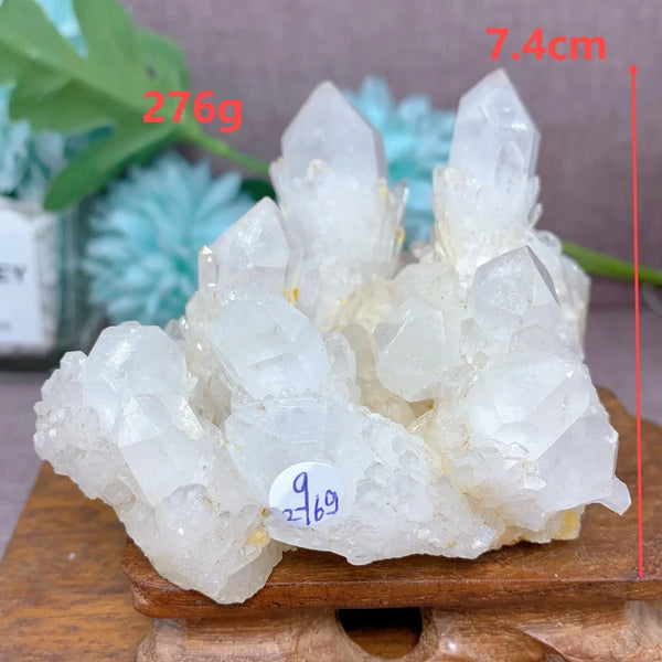 Clear Pineapple Quartz Cluster-ToShay.org