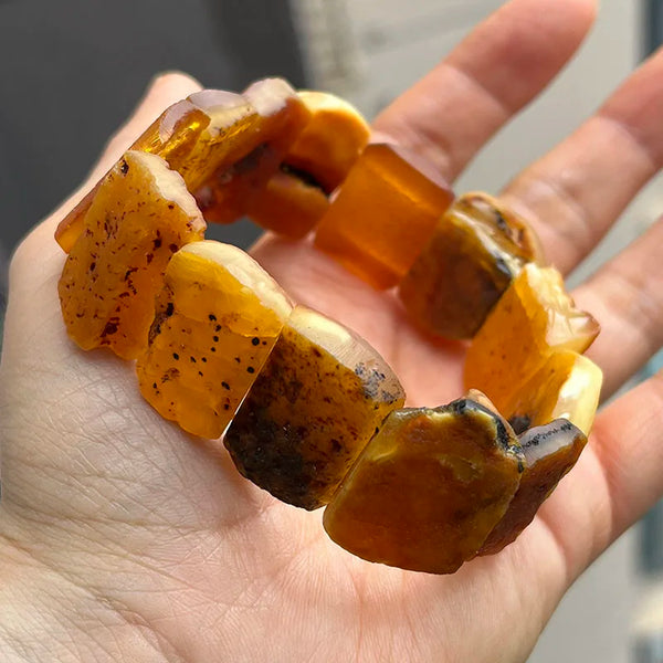 Yellow Amber Bracelet-ToShay.org