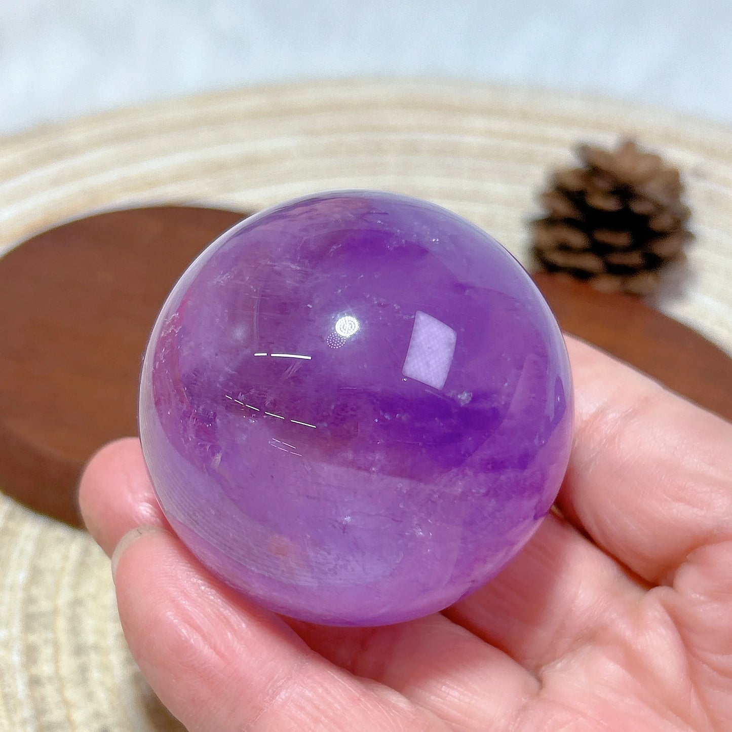 Purple Amethyst Ball-ToShay.org