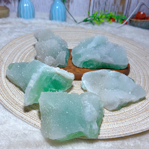 Green Sugar Fluorite-ToShay.org