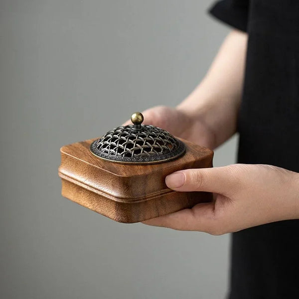 Wood Incense Burner-ToShay.org