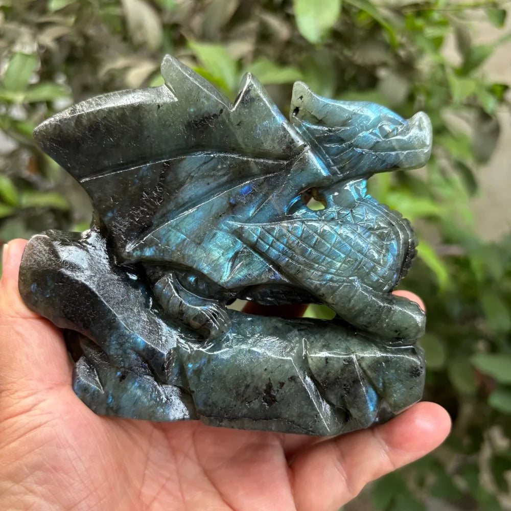 Blue Labradorite Dragon-ToShay.org