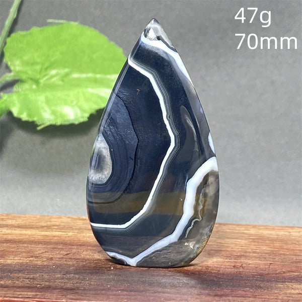 Black Silk Agate Torch-ToShay.org