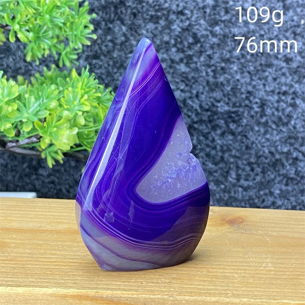Purple Agate Torch-ToShay.org