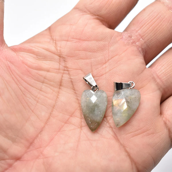 Mixed Crystal Heart Pendants-ToShay.org