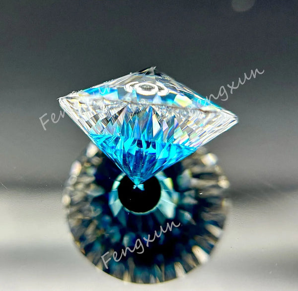 Blue Eye Faceted Diamond-ToShay.org