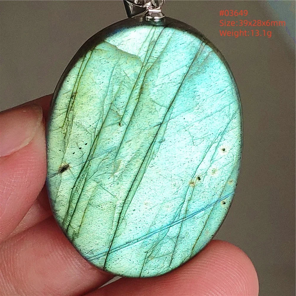 Blue Purple Labradorite Pendant-ToShay.org