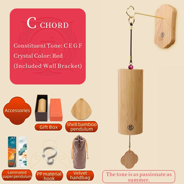 Bamboo Chord Wind Chimes-ToShay.org