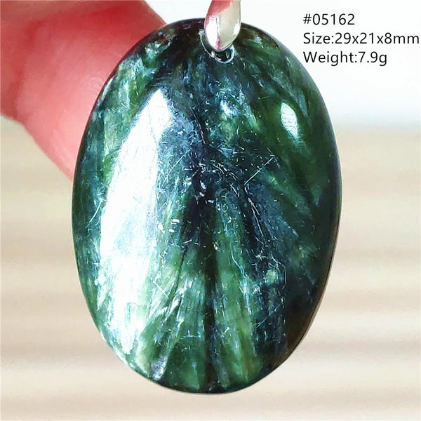 Green Seraphinite Pendant-ToShay.org