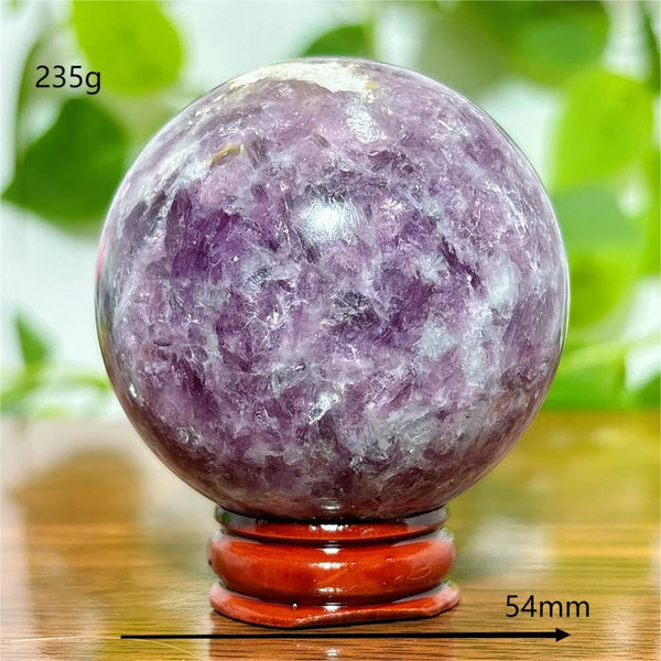 Purple Lepidolite Ball-ToShay.org