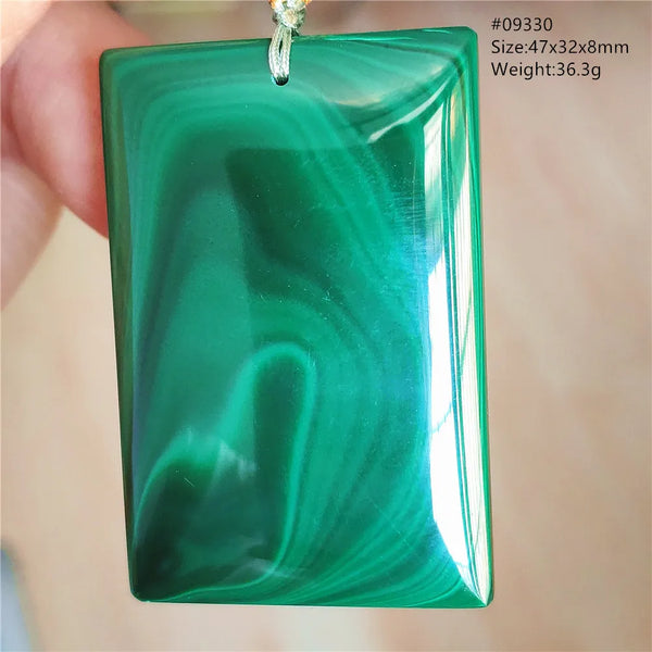 Green Malachite Chrysocolla Pendant-ToShay.org