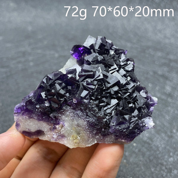 Purple Fluorite Crystal Cluster-ToShay.org