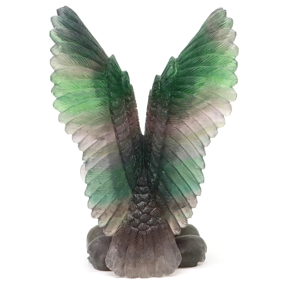 Green Fluorite Eagle-ToShay.org