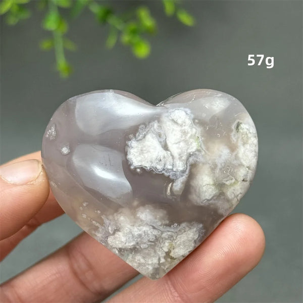 Black Cherry Agate Heart-ToShay.org