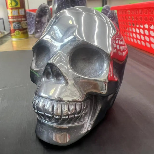 Silver Terahertz Skull-ToShay.org