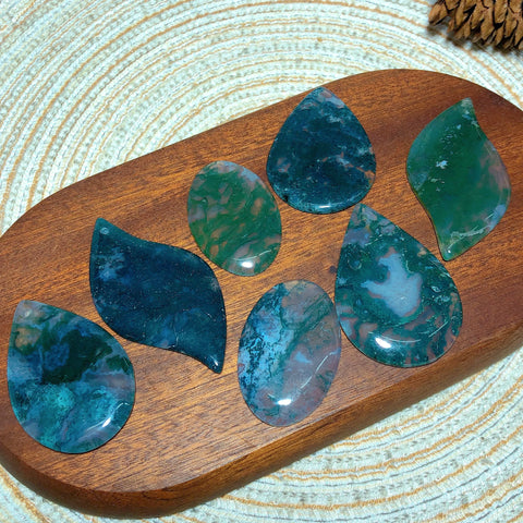 Green Moss Agate Pendant-ToShay.org