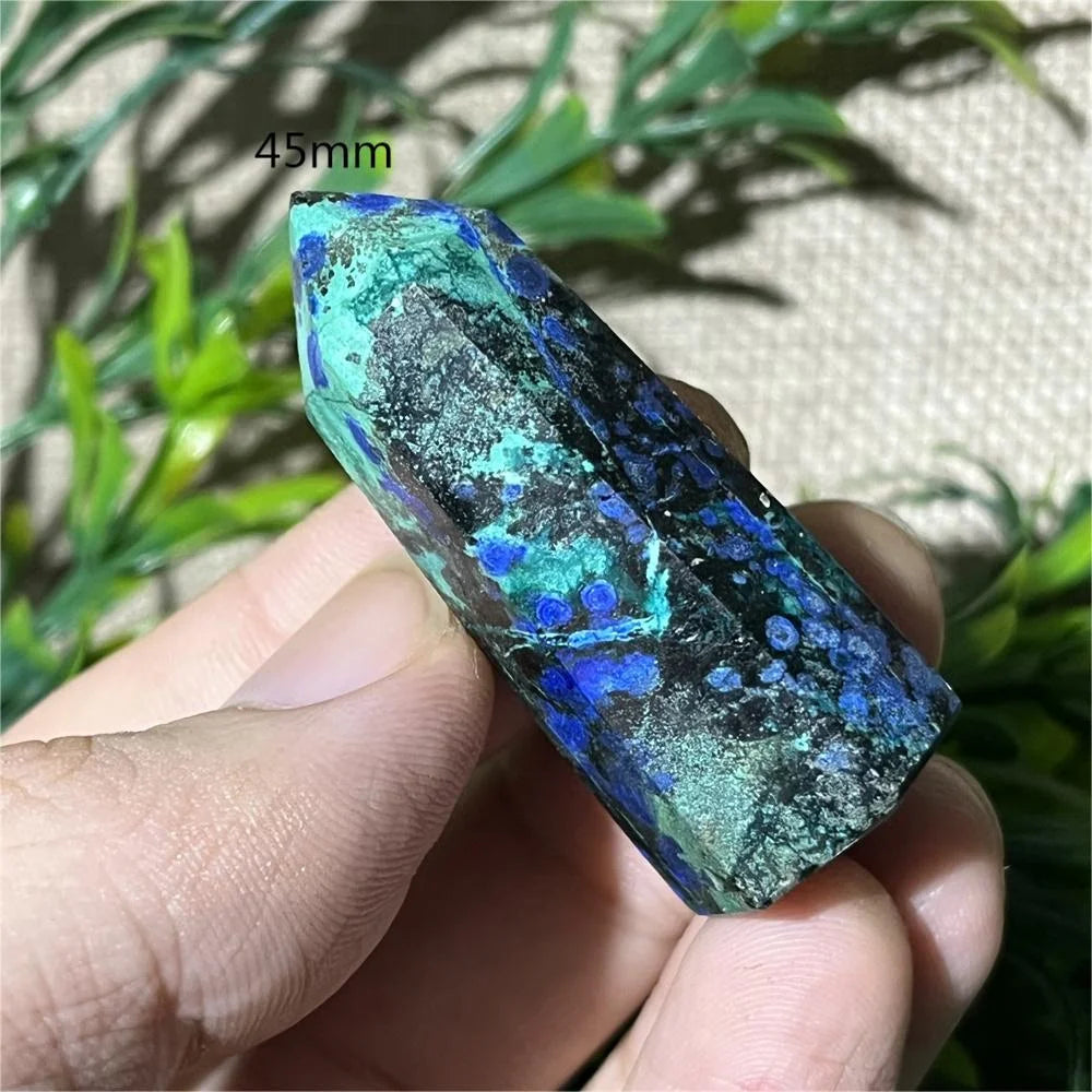 Blue Chrysocolla Point Wand-ToShay.org