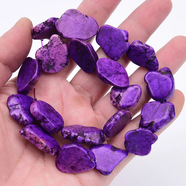 Purple Turquoise Slice Beads-ToShay.org
