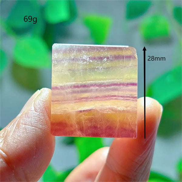 Purple Fluorite Crystal Square-ToShay.org