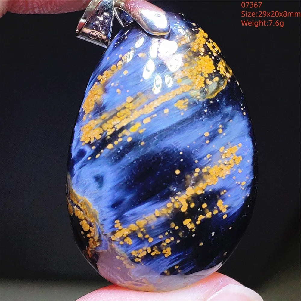 Blue Pietersite Pendant-ToShay.org