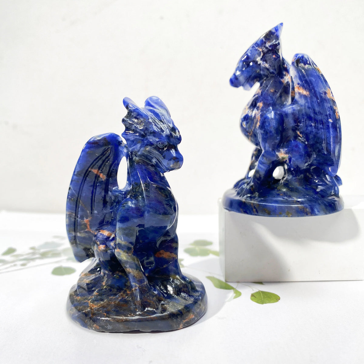 Blue Sodalite Flying Dragon-ToShay.org