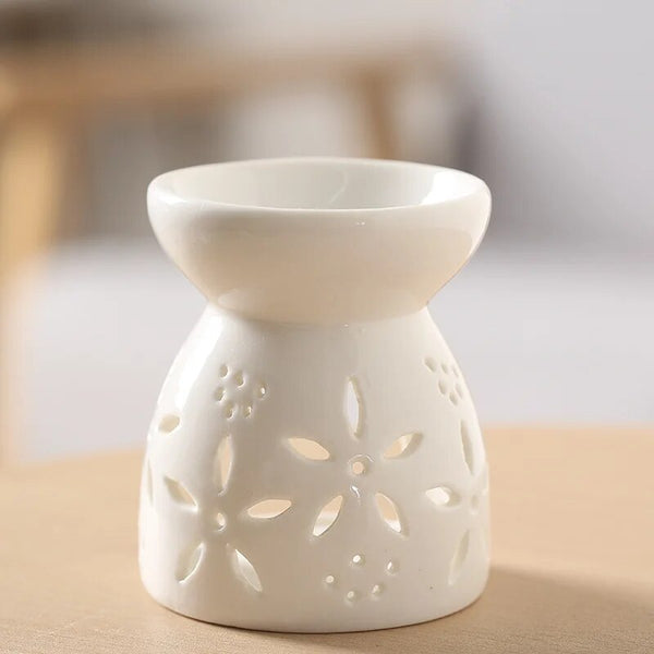 Hollow Ceramic Essential Oil Burner-ToShay.org