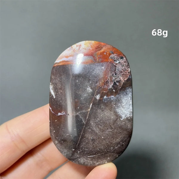 Red Agate Palm Stone-ToShay.org