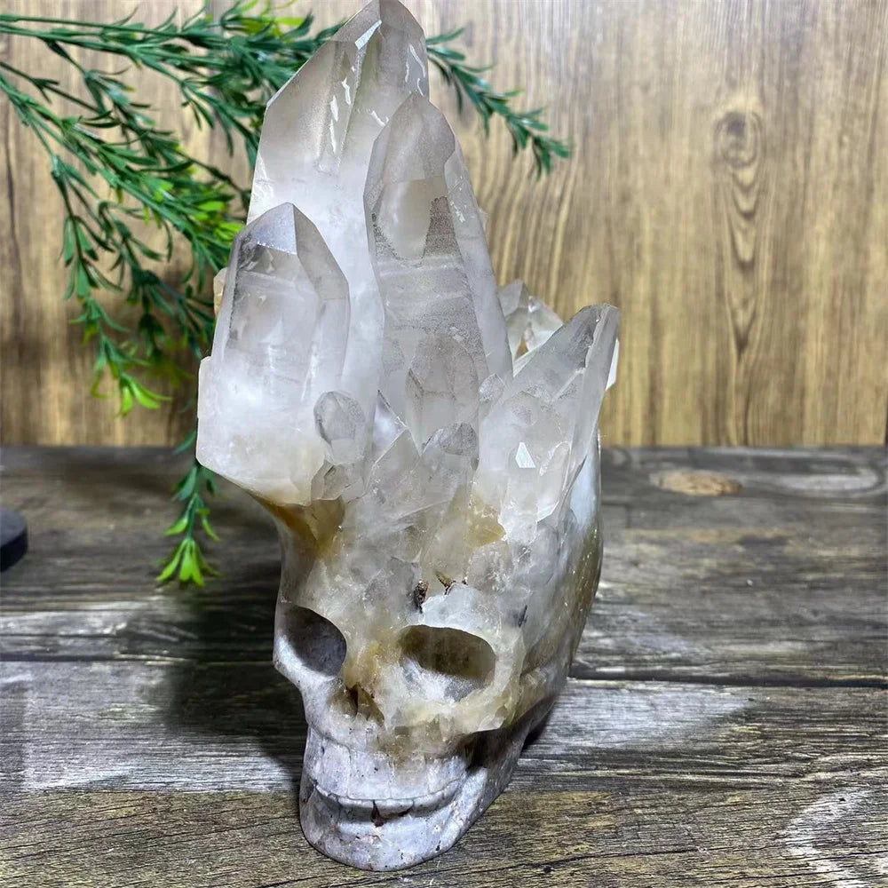 Clear Quartz Skull Cluster-ToShay.org