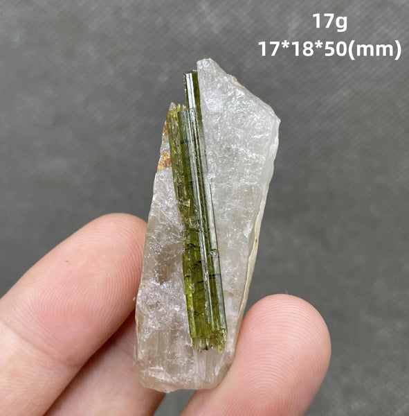 Green Tourmaline Crystal-ToShay.org